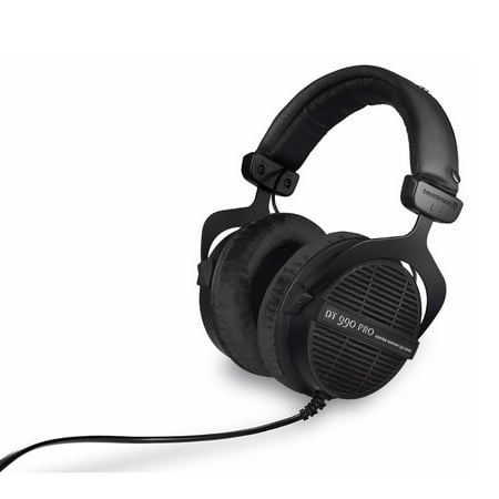 beyerdynamic dt990 open back pro dynamic headphones (black, limited