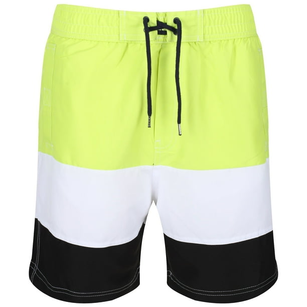 Regatta - Bermudas Bratchmar VI para Hombre (Amarillo Lima, Blanco)