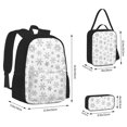 thumbnail image 2 of Fotbe Snowflake Minimalist Set Escolar 3 en 1 para Niños - Mochila Duradera con Lonchera Aislante y Estuche para Lápices - Mochila Escolar para Niños y Niñas, 2 of 7