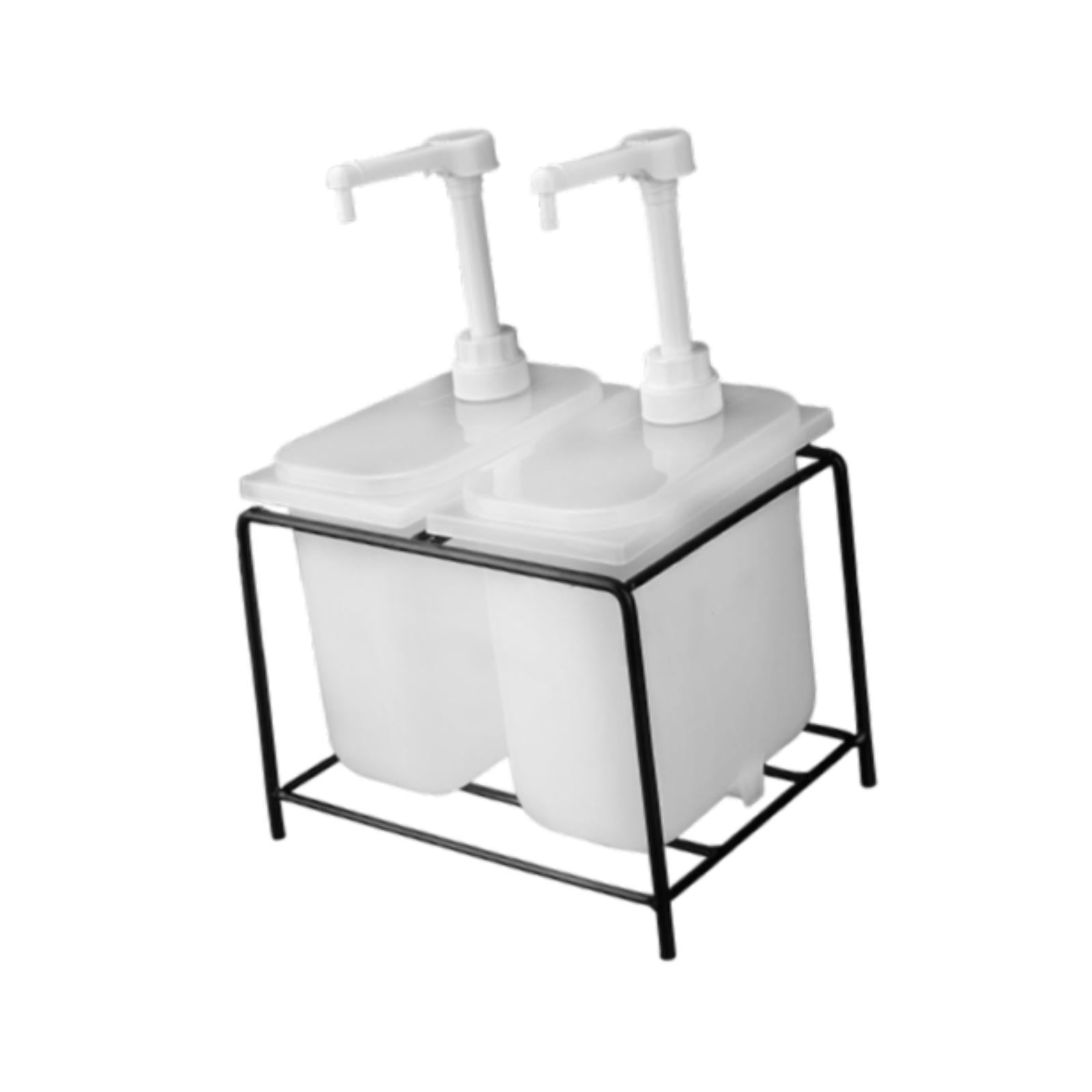 Baoblaze Sauce Dispenser s Syrup Dispenser for Catering Commercial Kitchens 2L 2 Bottle