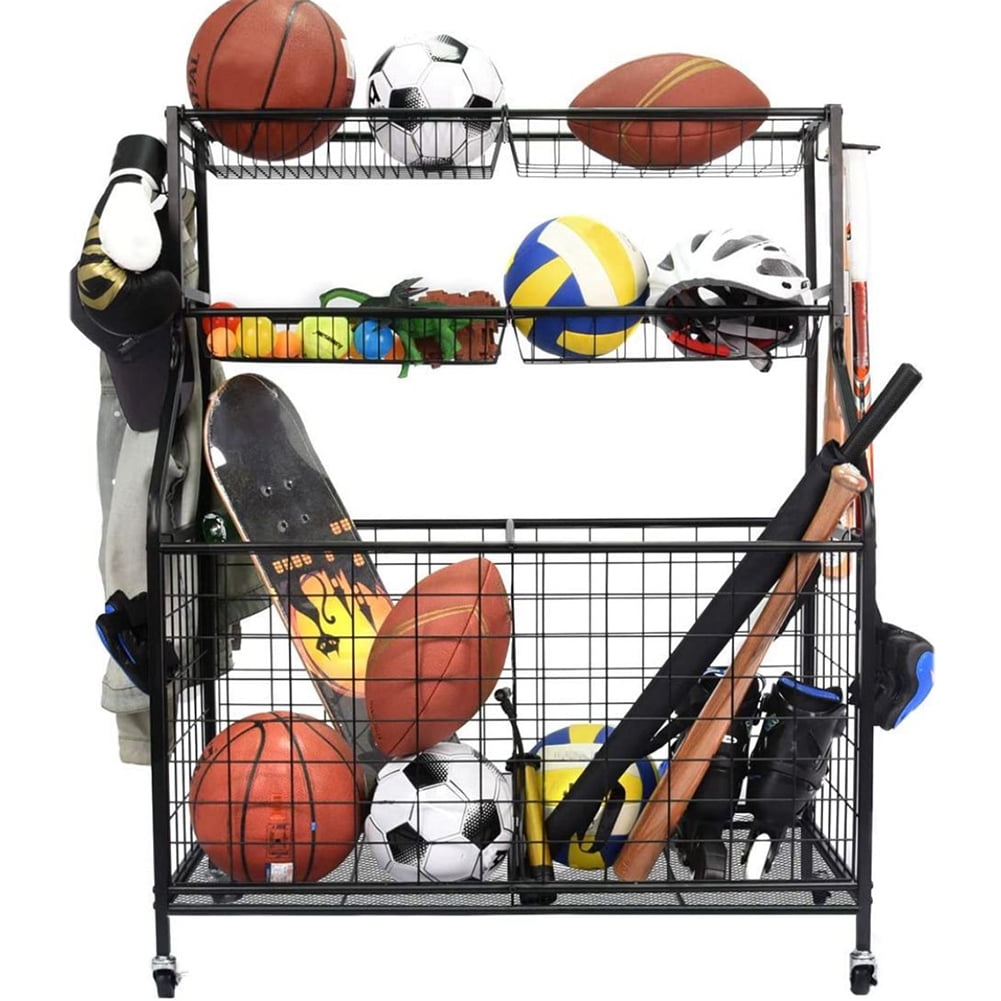 Kadyn Sports Equipment Organizer, Ball Storage Rack for Sports Ball Kadyn Sports Equipment Organizer, Ball Storage Rack for Sports Ball