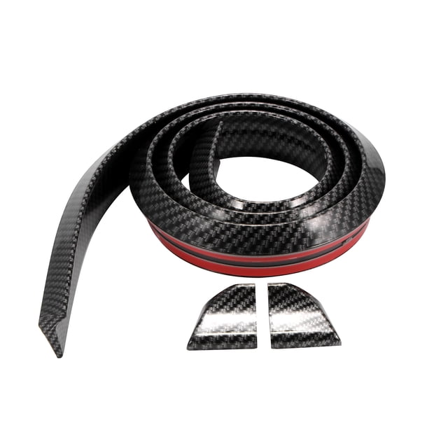 Alerón De Fibra De Carbono Universal Para Coche, Alerón Trasero De Goma Para Coche, Alerón Para Maletero, Pegatina Para Labios, Protección Contra Arañazos matsuzay VI005659-00