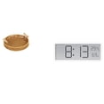 thumbnail image 1 of Elegante Juego De Cesta De Frutas De Escritorio Y Reloj Digital Multiusos Para Oficina En Casa Moderna Con Pantalla Grande Y Funciones De Temperatura Y Humedad., 1 of 8