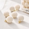 thumbnail image 4 of 30 Pcs 3cm Flocked Christmas Ball Ornaments Mini Velvet Shatterproof Christmas Ornaments with Hanging Loop for Xmas Tree Holiday Party, 4 of 5