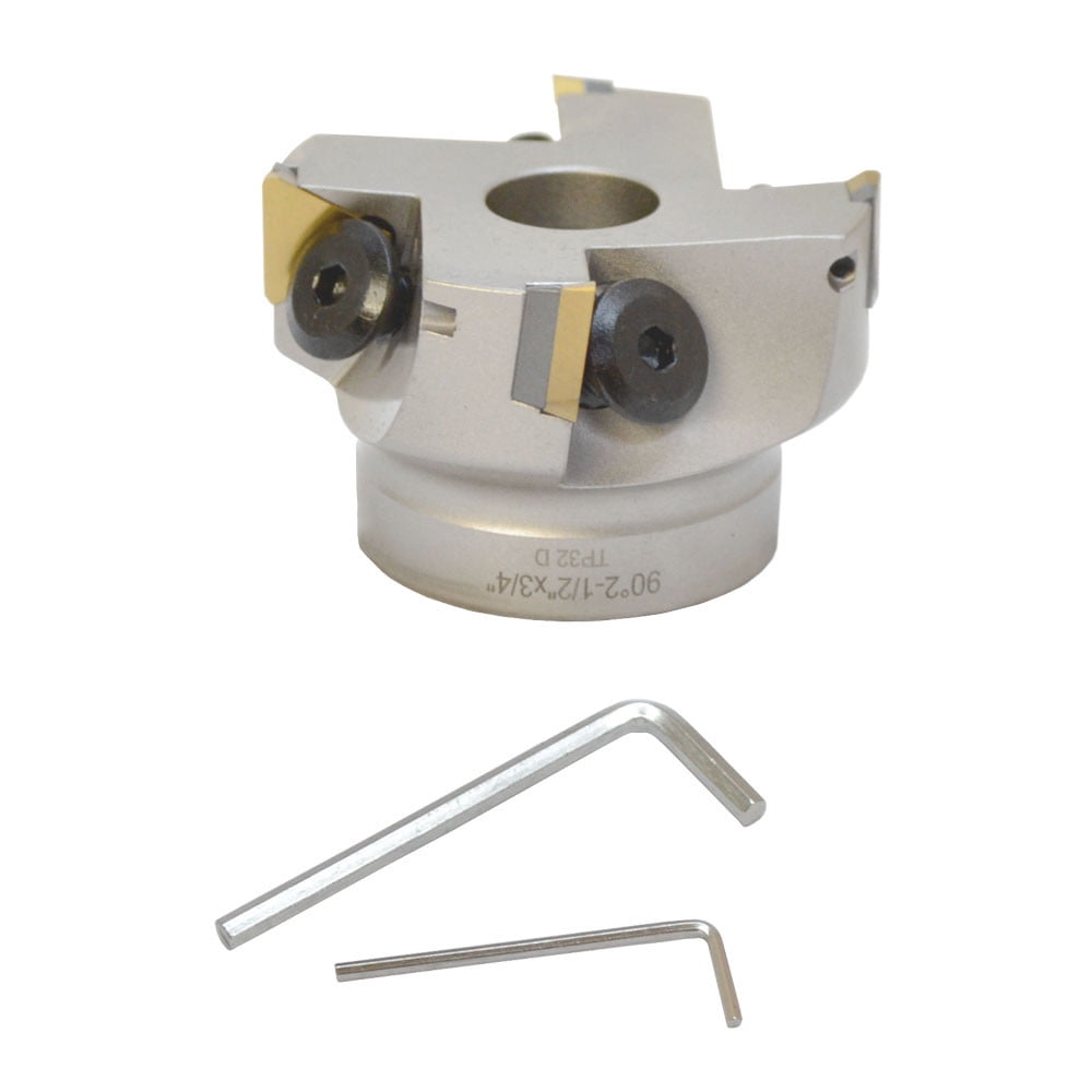 21/2'' x 3/4'' 90 Degree Indexable Face Mill Cutter Carbide Shims Use