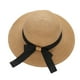 thumbnail image 1 of 54-58 cm sombrero circunferencia sombrero femenino verano al aire libre playa grandes aleros protector solar sombrilla sombrero de paja pajarita plegable, 1 of 5