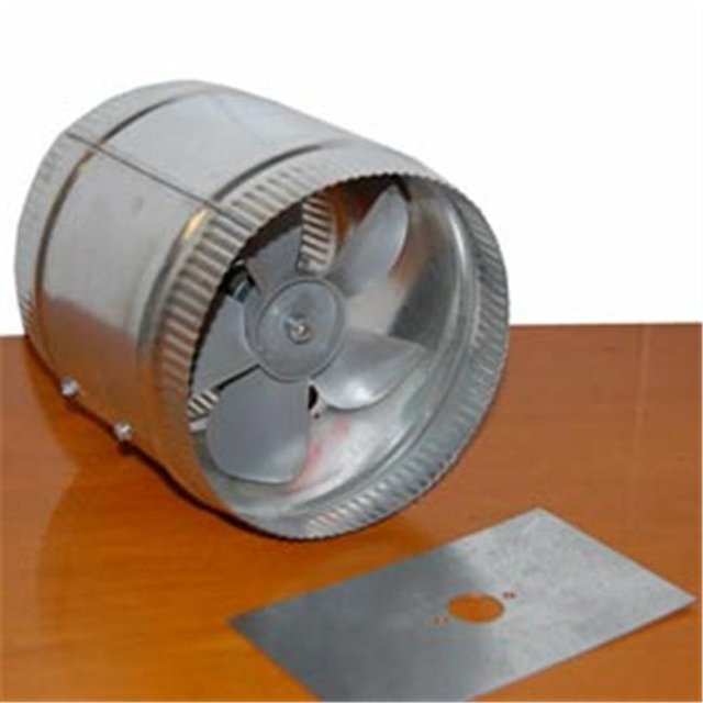 8 in. Duct Booster - 380 CFM - Silver