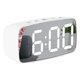 thumbnail image 1 of Reloj despertador LED uperficie de espejo, modo de repetición, escritorio moderno, de 2 niveles, reloj para dormitorio, , Espejo Baoblaze Reloj digital, 1 of 8