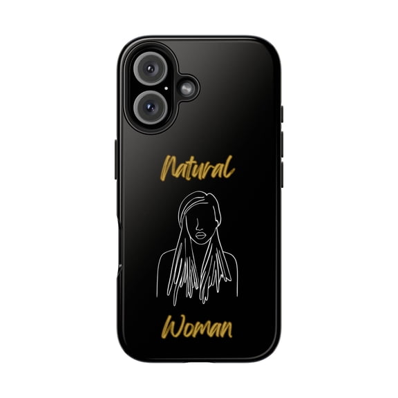Natural Woman Content (WL)Tough Phone Cases BLACK