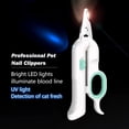 thumbnail image 2 of Pet Nail Trimmers for Small Animals, Cat Dog Nail Clippers with Adjustable LED UV Light, Cat Claw Care Kit for Home Care, Professional Pet Claw Tools for Tiny Dog Cat Rabbit Bird Puppy Kitten, 2 of 5