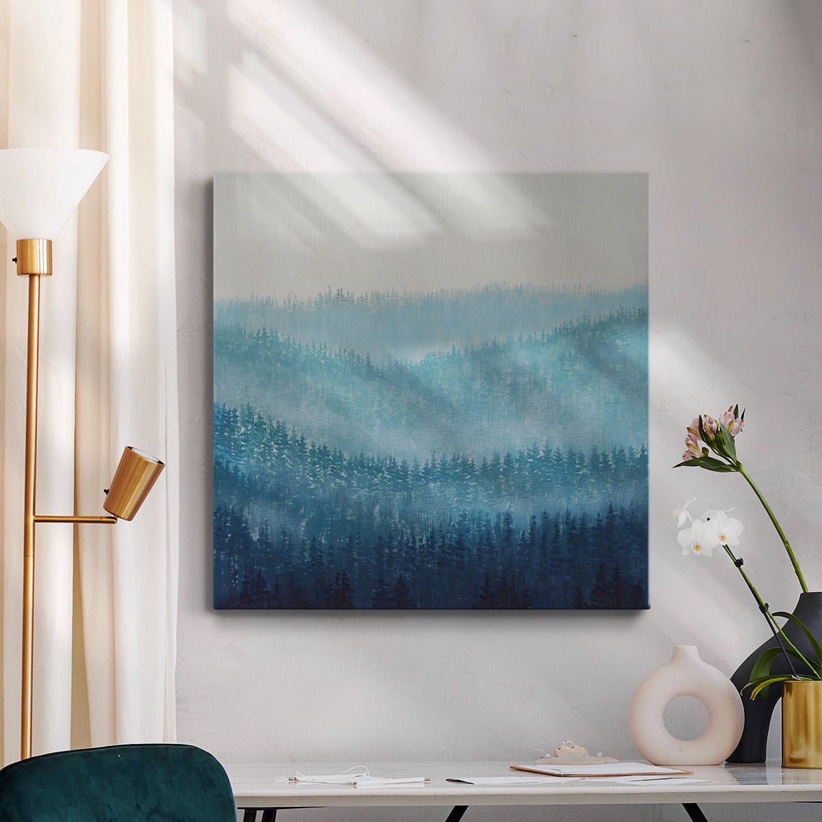 Wexford Home Smoky Ridge I-Premium Gallery Wrapped Canvas, 10" x 10" - Ready to Hang