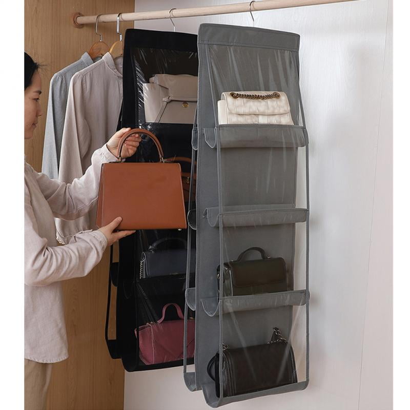 ANSTROUT Closet Purse Organizer, Hanging Handbag Purse Organizer for Closet  with 4 Heavy-Duty Mesh S…See more ANSTROUT Closet Purse Organizer, Hanging