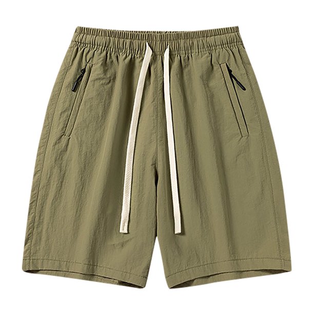 Puntoco Pantalones Cortos Con Estampado Hawaiano Para Hombre, Pantalones Cortos Con Bolsillo Y Cordón, Color S