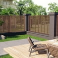 thumbnail image 4 of vidaXL Louver Fence Decor Outdoor Garden Patio Privacy Screen Fence Panel WPC, 4 of 6