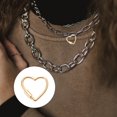 thumbnail image 2 of MasteelfCA 1Pc Heart Shape Screw Carabiner Lock Charm Beautiful Necklace Link Connector, 2 of 8