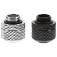 thumbnail image 1 of 2 Pcs Raccords de Compression de Refroidissement par Eau Connecteurs de Tube Filetage PC Raccords G1/4, 1 of 9