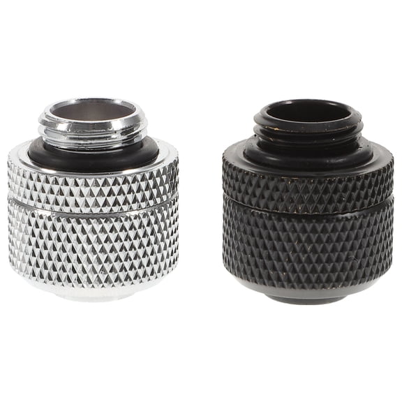 ELAYARD 2-Pack Brass /4 Thread Fitting Extenders for PC Water Cooling Systems and Computer Cooling Accessories