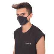 Chic Breathable Individually Wrapped Silk Face Mask In Black