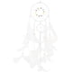 thumbnail image 4 of Atrapasueños, luz de noche de plumas, luces de noche para colgar en la pared, decoración del hogar, lámpara de noche para niños, dormitorio de bebé, sala de estar, regalo de cumpleaños (blanco) Xemadio LN-1502, 4 of 4