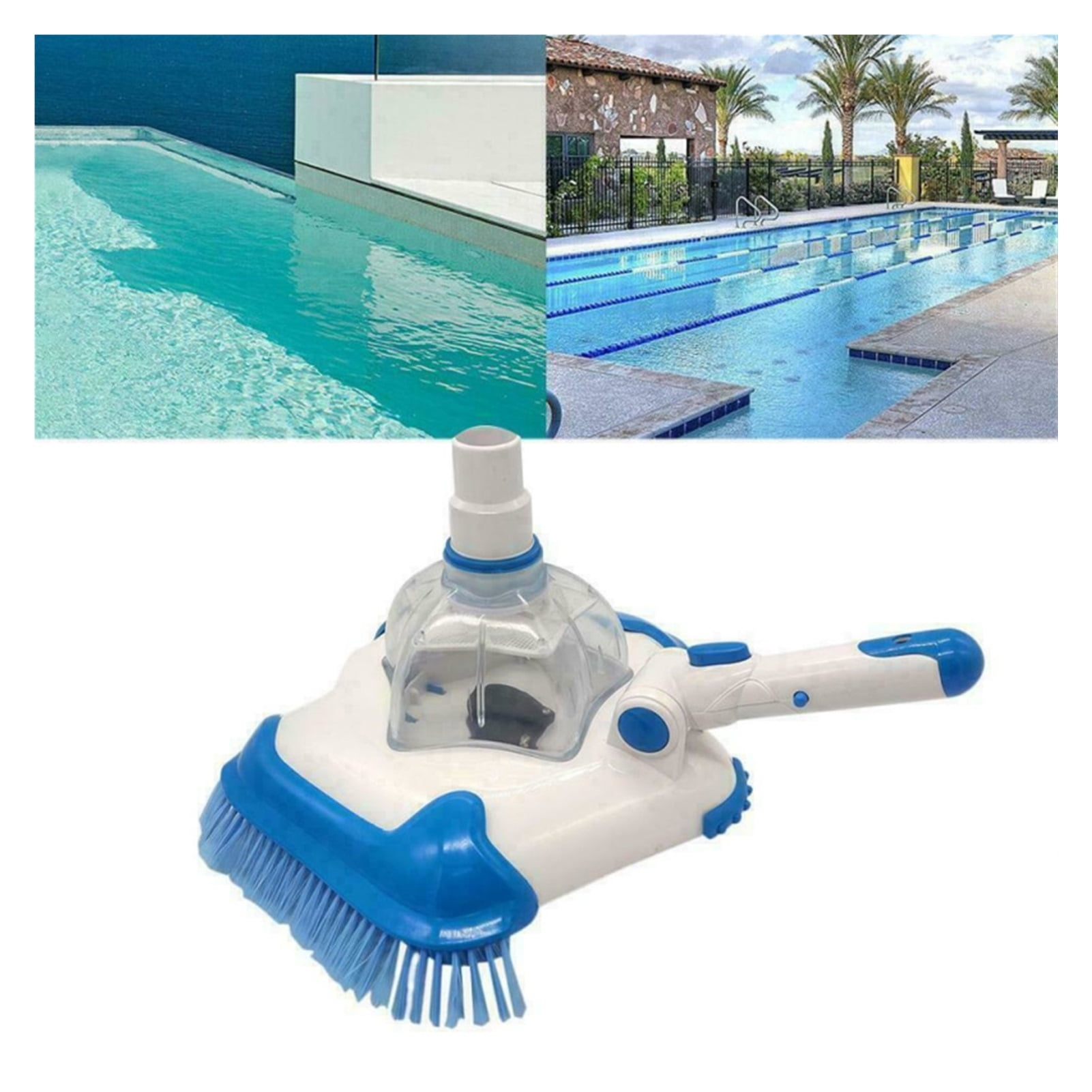 1pcs Advanced Swimming Pool Vacuum Floating Objects Cleaning Tools Suction Head Pond Fountain Vacuum Brush Cleaner ,Great Suction Power