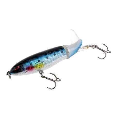 Whopper Popper Fishing Lure Topwater Artificial Fishing Hard Bait Blue
