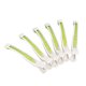 thumbnail image 4 of 6 uds pinzas para peinar el cabello ABS profesionales previenen las horquillas de corte de pelo antideslizantes para maquillaje de salón blanco + verde, 4 of 12