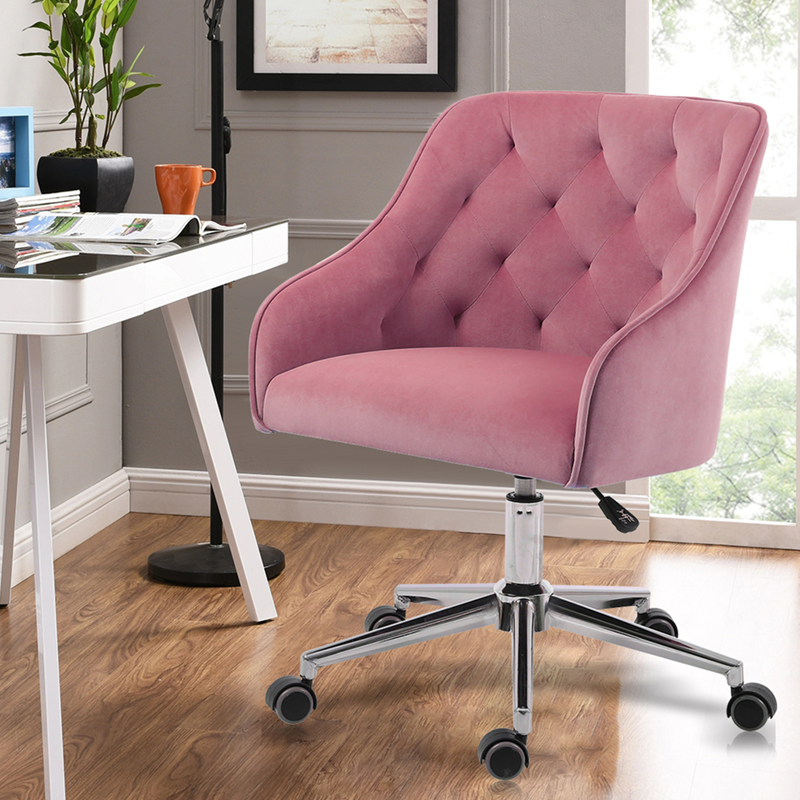 SINGES Velvet Office Chair Desk Chair MidBack Task Chair Computer