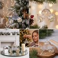 thumbnail image 5 of YuanGuangQ Christmas Acrylic Snowflake Ornament, Transparent Crystal Sequins Hanging Decoration, Holiday Party Home Window Decor for Christmas Tree Indoor Shelf, 5 of 7