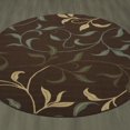 thumbnail image 3 of Ottomanson Ottohome Collection Non-Slip Rubberback Leaves Design Indoor Rug/ Mat, 3 of 7