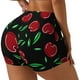 thumbnail image 1 of Fotbe Cherry Shorts Sin Costuras – Shorts Deportivos de Cintura Alta para Mujer, Elásticos para Gimnasio, Yoga, Running o Ciclismo-Large, 1 of 8