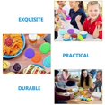 thumbnail image 3 of 6Pcs Sauce Bowl Lids Dipping Bowl Lids Silicone Saucer Covers Salad Sauce Cup Lids, 3 of 4