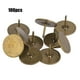 thumbnail image 2 of 100 piezas de tapicería de hierro bronce cian estilo retro, fácil de instalar para sofá, manualidad, tambor, joyero, adecuado para muebles. Cuerpo Pequeño,, 2 of 7