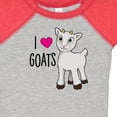 thumbnail image 4 of Inktastic I Love Goats Cute Goat Boys or Girls Baby Bodysuit, 4 of 5