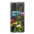thumbnail image 1 of MUNDAZE Samsung Galaxy A53 Purple Yellow Red Spring Flowers Floral Shockproof Clear Hybrid Protective Phone Case Cover, 1 of 5