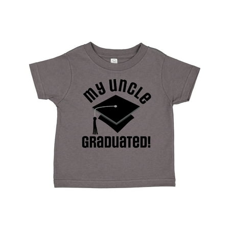 

Inktastic Graduation My Uncle Graduated Gift Toddler Boy or Toddler Girl T-Shirt