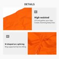 thumbnail image 4 of Pantalones cortos de yoga ANGGREK Levantamiento de glúteos Talle alto Naranja, 4 of 8