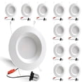 thumbnail image 2 of Energetic 56 Inch LED Recessed Lighting, 1000LM, 5000K Daylight Downlight, 12W=150W, Dimmable LED can Light, Damp Rated, Simple Retrofit Installation,, 2 of 4