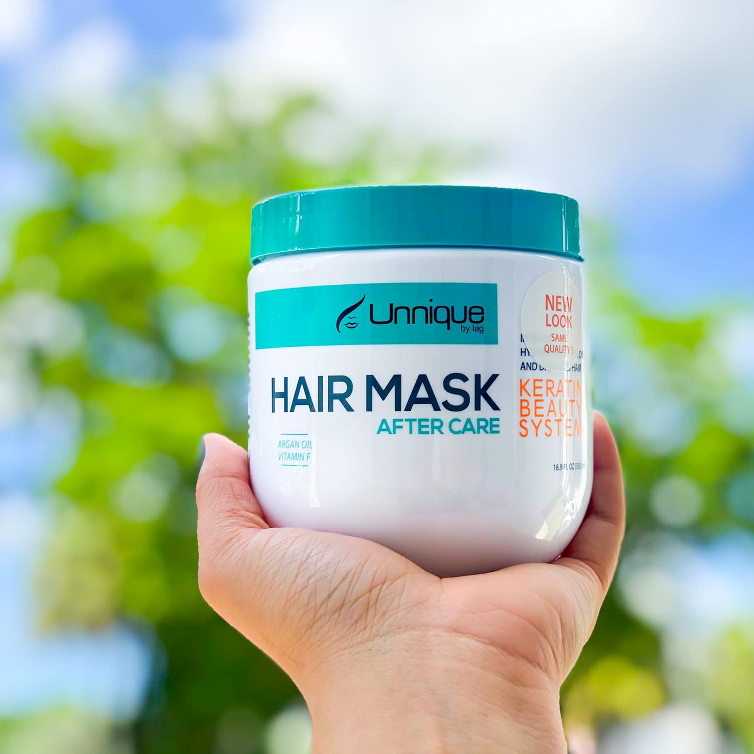 Unnique KBS Hair Mask 16.9 oz/ Deep Hydrating Hair Treatment/Repairs Hair/ Deeply Restores Damage/Nourishes/ Rich in Proteins, Vitamins, and Argan Oil/ Deep Conditions/ Made for all types of hair
