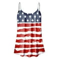thumbnail image 4 of Yievot 4Th Of July Woman Oversized Tank Tops Fashion Sleeveless Round Neck Leisure 2024 Summer Tops Flowy Womens Camisole Shirts Clothes On Clearance Red XXXXL, 4 of 5