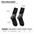 thumbnail image 2 of Fotbe Colorful Plant Turtle A Calcetas Largas con Estampado para Hombre y Mujer – Calcetas de Compresión Transpirables y Elásticas, Viajar y Uso Diario Talla 5-11, 2 of 6