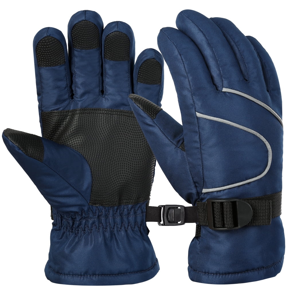 Children Gloves Winter Junior Toddler 3M Fleece Bike Running Outdoor Windproof