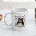 thumbnail image 4 of CafePress - Sheltie Traits Mugs - 11 oz Ceramic Mug - Novelty Coffee Tea Cup, 4 of 6