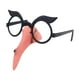 thumbnail image 1 of Kit de disfraz de bruja de Halloween: gafas sin cristales y nariz larga con verrugas para juegos de rol, 1 of 6