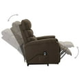 thumbnail image 4 of vidaXL Recliner Electric Power Lift Recliner Chair for Home Theater Fabric, 4 of 7