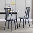 thumbnail image 7 of Duhome Dining Chairs Set of 2 Wood Dining Room Chair Spindle Chair for Kitchen, Windsor Chair Farmhouse Dining Chairs Gray, 7 of 7