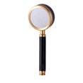 thumbnail image 1 of Cabezal de ducha Filtro de ducha de mano de alta presión Accesorios de baño de aluminio, Oro negro Eigraketly HA000703-02B, 1 of 6