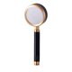 thumbnail image 1 of Cabezal de ducha Filtro de ducha de mano de alta presión Accesorios de baño de aluminio, Oro negro Vogacara HA000703-02B, 1 of 6