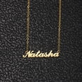 thumbnail image 4 of Stainless Steel Custom Name Necklaces Personalized Choker Cross Chain Necklace Handmade Nameplate Pendant Necklaces for Men Women, 4 of 5