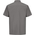 thumbnail image 2 of Red Kap Men's Short Sleeve Solid Ripstop Shirt - SY60, 2 of 3