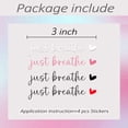 thumbnail image 3 of Adhesivo CIKTCOKO Just Breathe para espejo retrovisor x4, 3 of 6